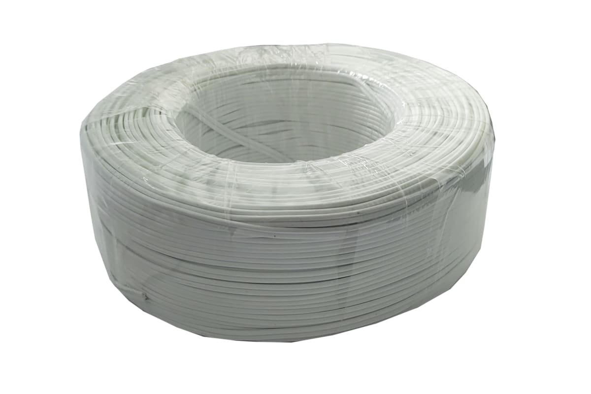 CABLE PARALELO MULTIFILAR BLANCO 2X24 AWG ROLLO 100MTS 0
