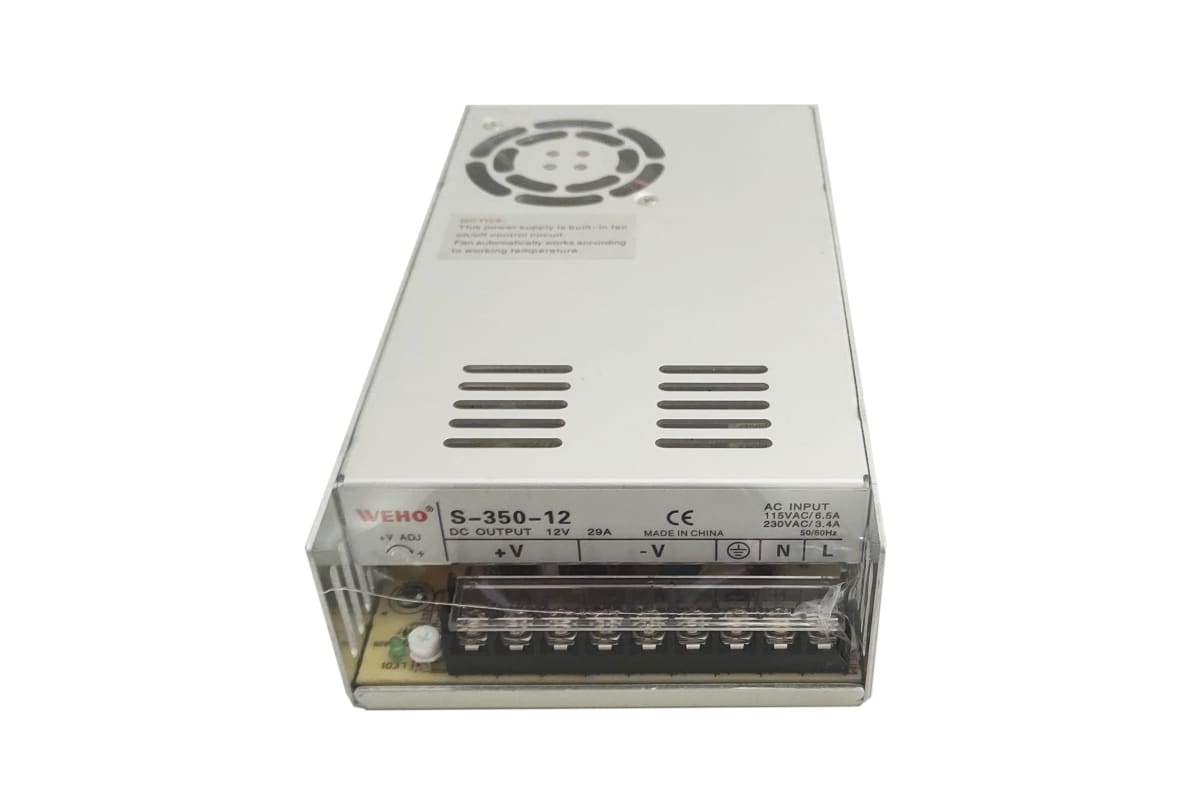 FUENTE DE PODER 12 VOLTIOS 29 AMPERES METÁLICA WEHO  0