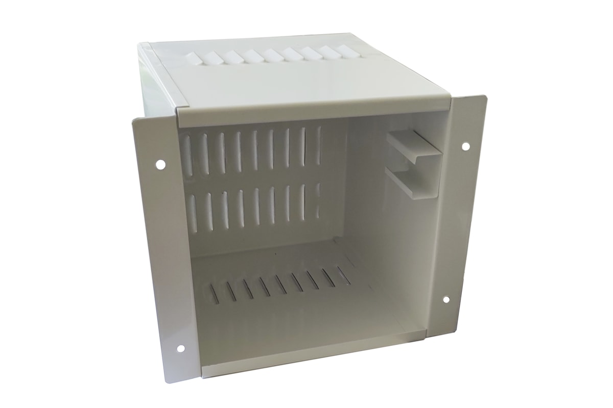 GABINETE METÁLICO PARA SIRENA 30 WATTS COLOR BLANCO  0