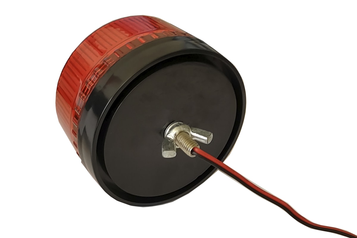 BALIZA LED  ROJA ESTROBOSCOPICA 12V VC-15LED 3