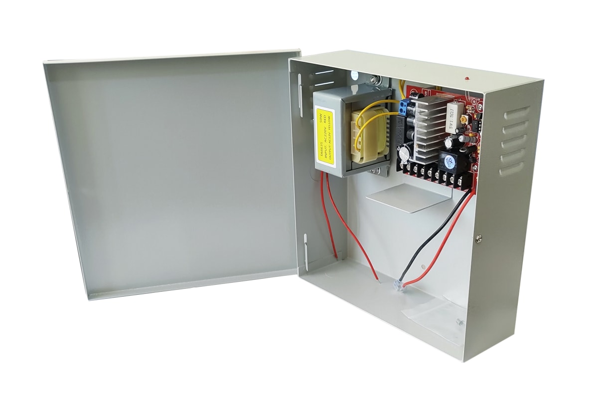 FUENTE DE PODER CON GABINETE 12 VOLTIOS 4 AMPERES  SECUKEY2