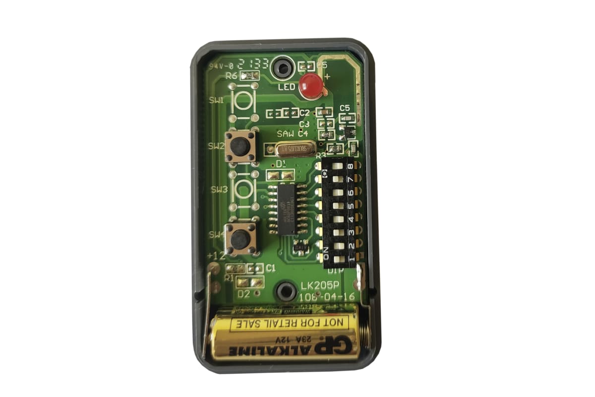 CONTROL REMOTO 2 CANALES MOMENTANEO LK205P GARRISON2