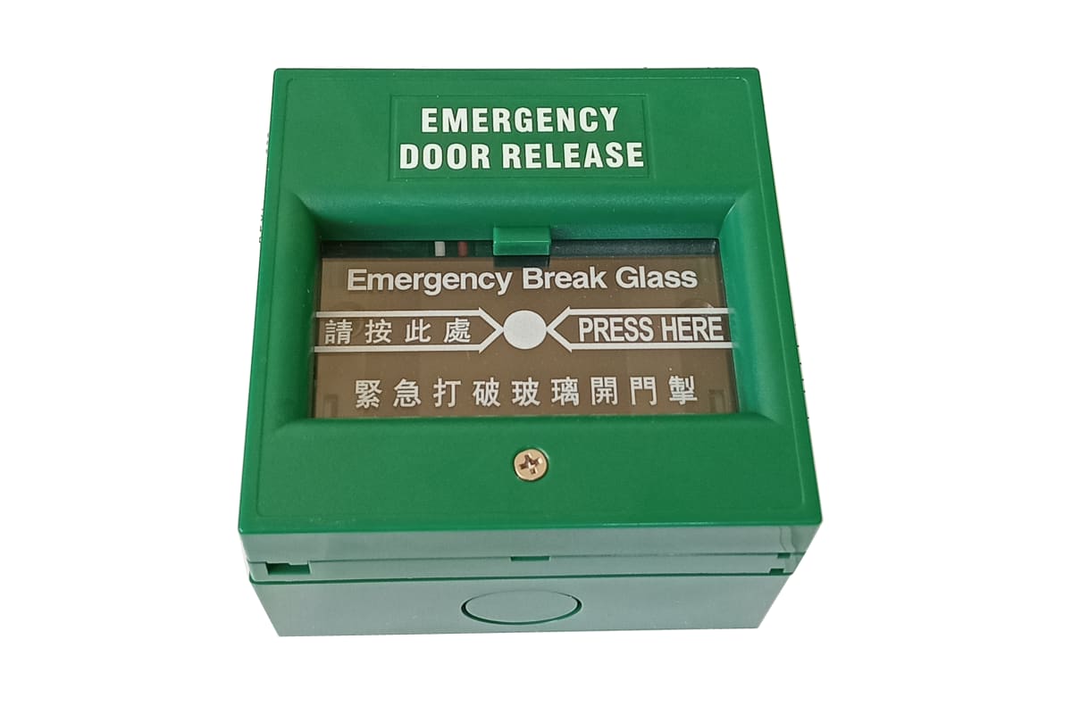 PULSADOR  DE EMERGENCIA  VERDE N.O/N.C CBUTTON10 SECUKEY 0