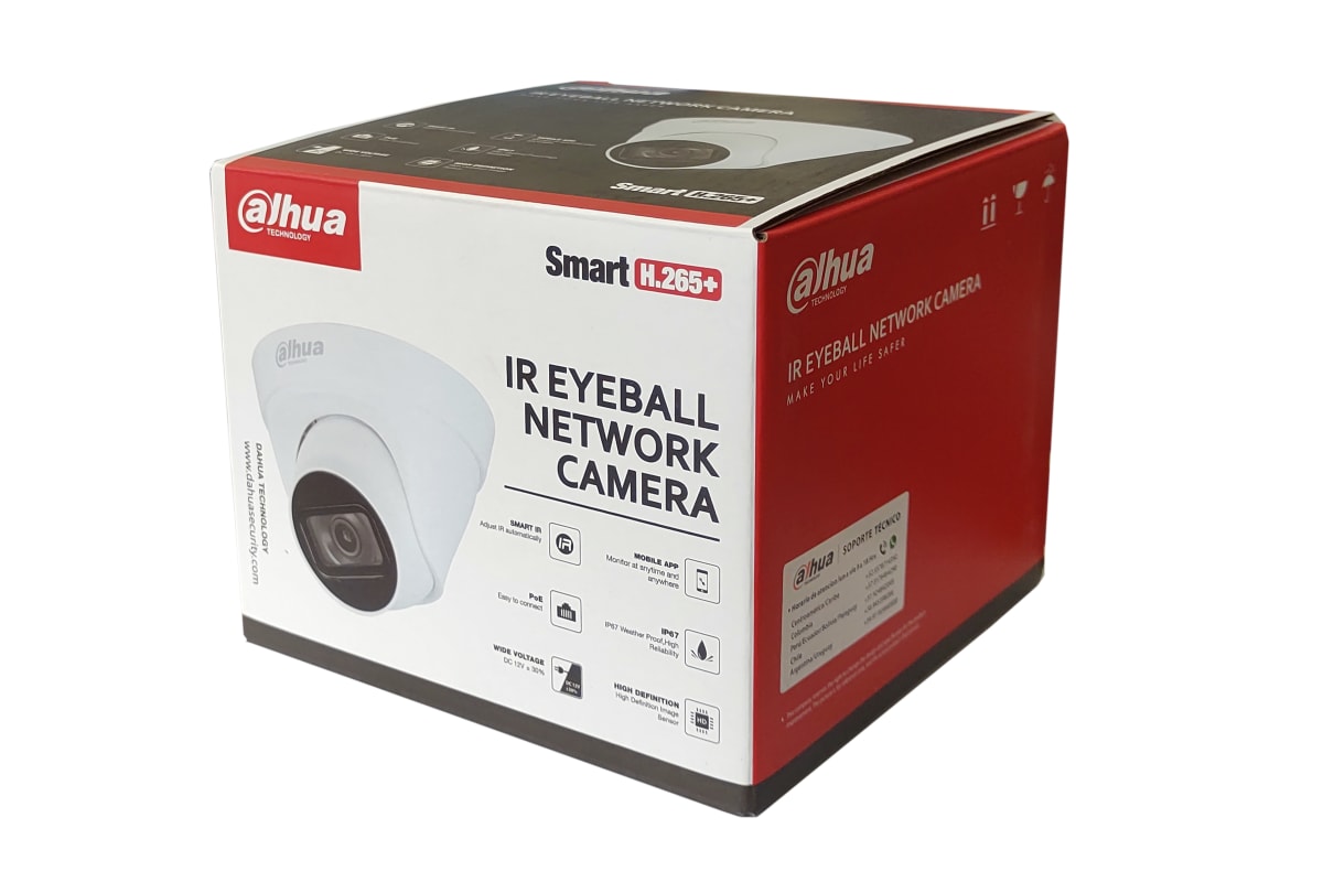 CAMARA IP DOMO DAHUA 2MP IPC-HDW1230T1-S6 2.8mm IP67 IR30MTS2