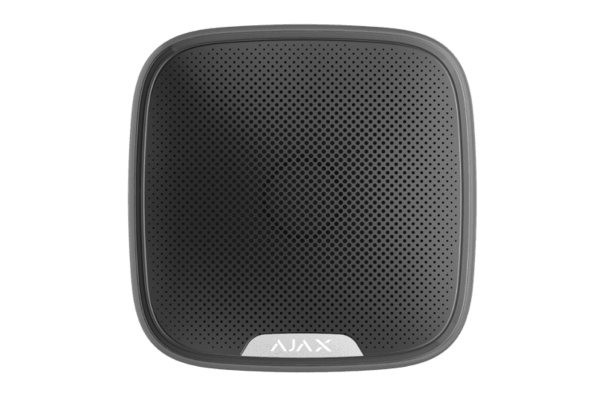 Sirena Inalámbrica para Exterior StreetSiren Jeweller Ajax Systems Black 0
