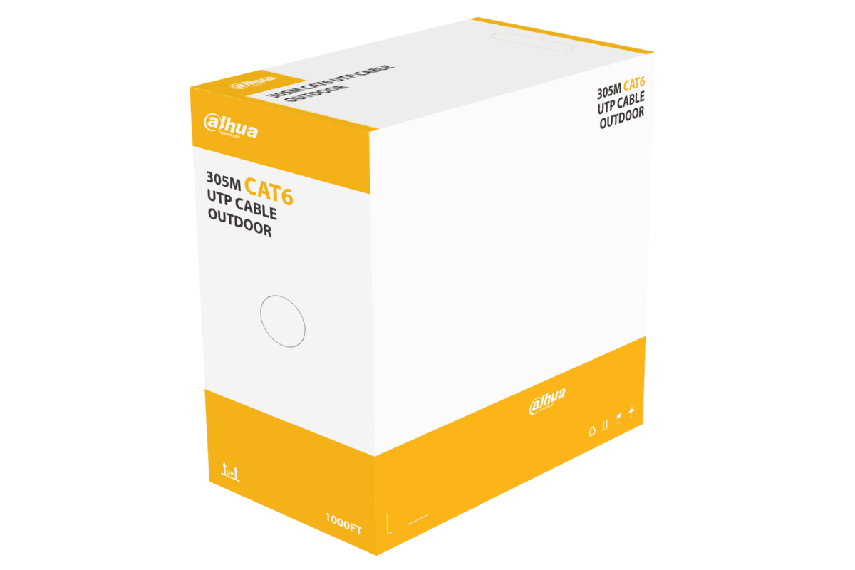 CABLE UTP CAT6 100% COBRE EXTERIOR DAHUA PFM920-6UN 305MTS2