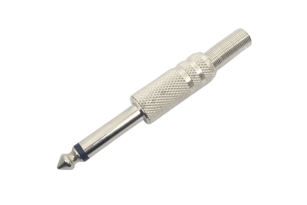 Conector Plug 6.3mm Mono 0