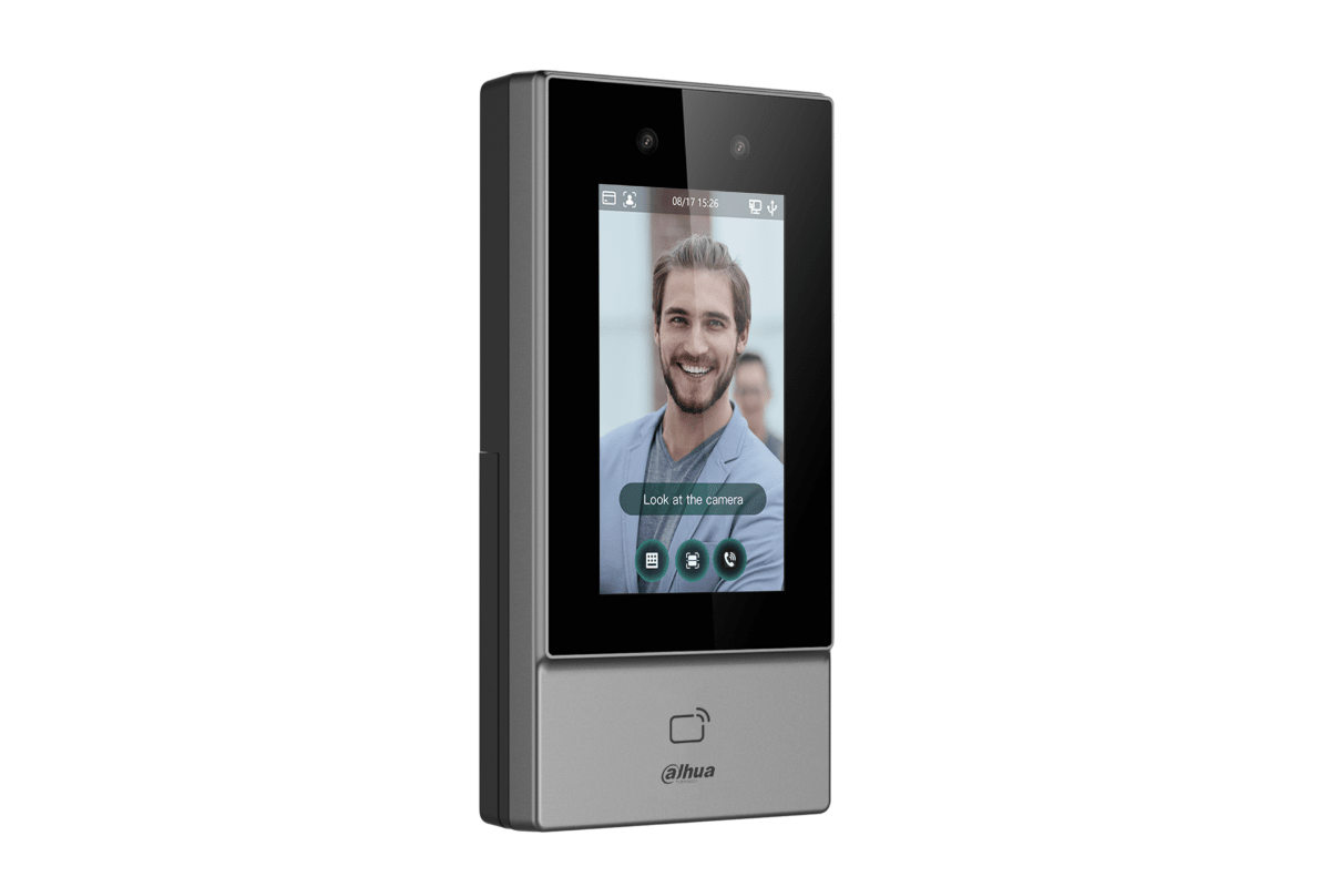Control de Acceso Standalone Dahua DHI-ASI6213S-PW Rostro,Tarjeta y Contraseña TCP/IP Wi-Fi IP652