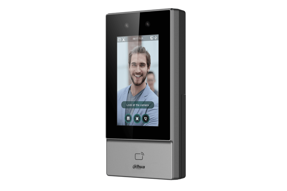 Control de Acceso Standalone Dahua DHI-ASI6213S-PW Rostro,Tarjeta y Contraseña TCP/IP Wi-Fi IP653