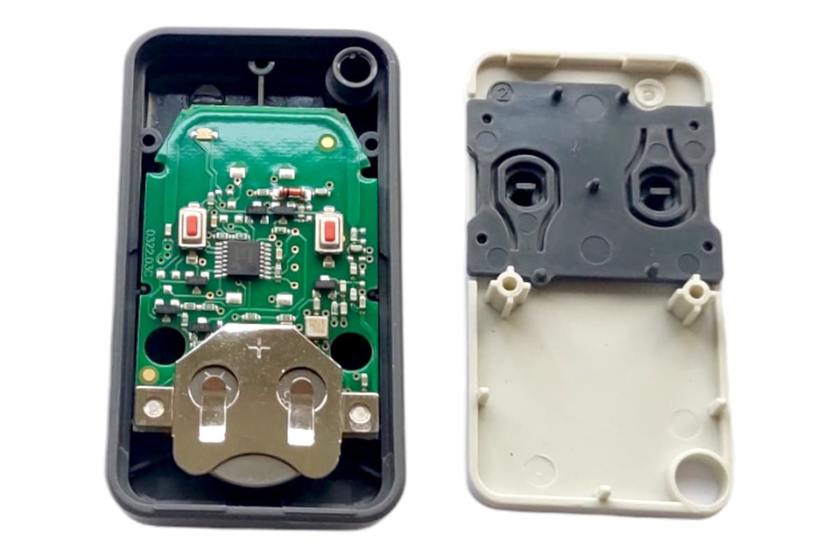 CONTROL REMOTO 2 CANALES E80/TX52R/2 ROGER TECHNOLOGY 4