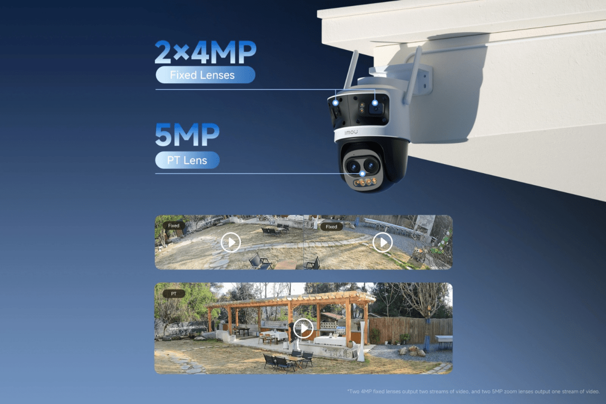 Cámara Imou PTZ Cruiser Pano Z Quadruple-Lens (4+4+5)Mp4