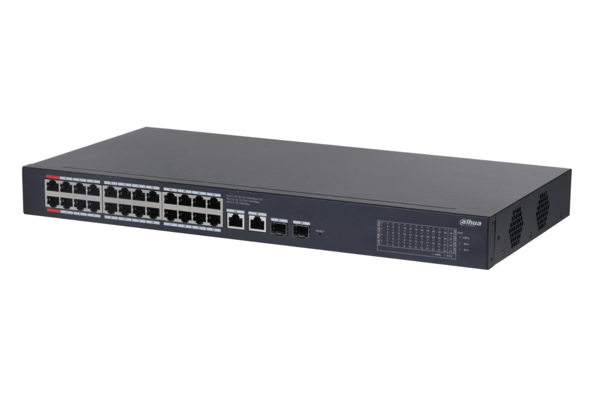 Switch Poe Dahua 28-Port/24-Poe  DH-CS4228-24GT-240 Gigabit2