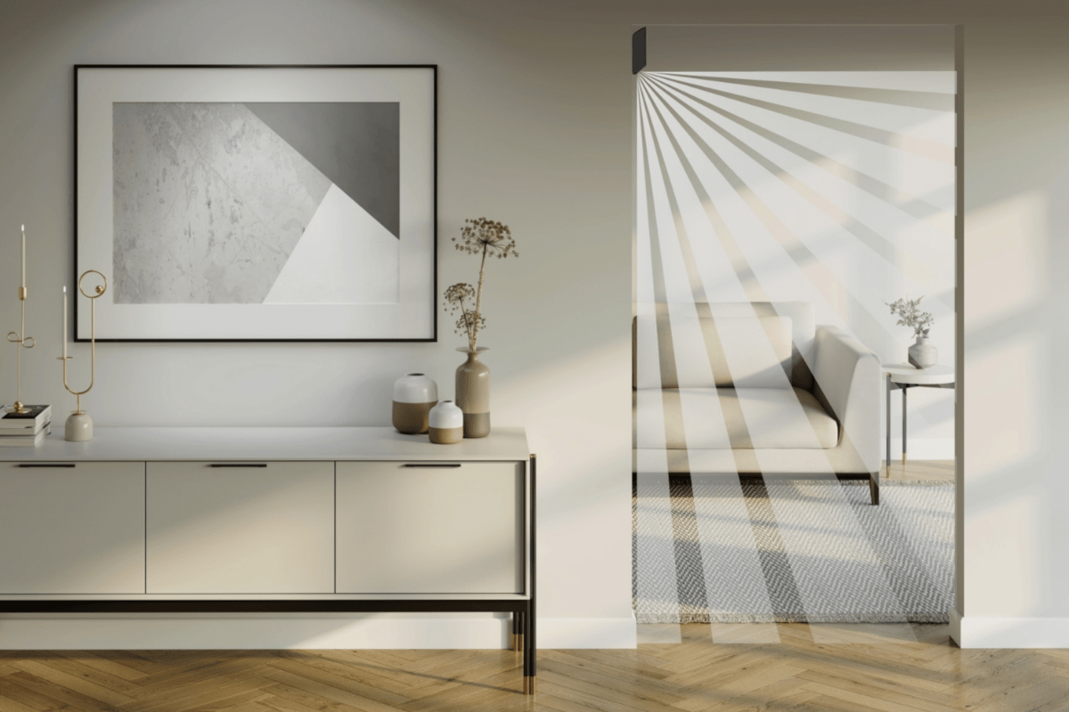 DETECTOR DE MOVIMIENTO DE ANGULO ESTRECHO AJAX MOTIONPROTEC CURTAIN JEWELLER6