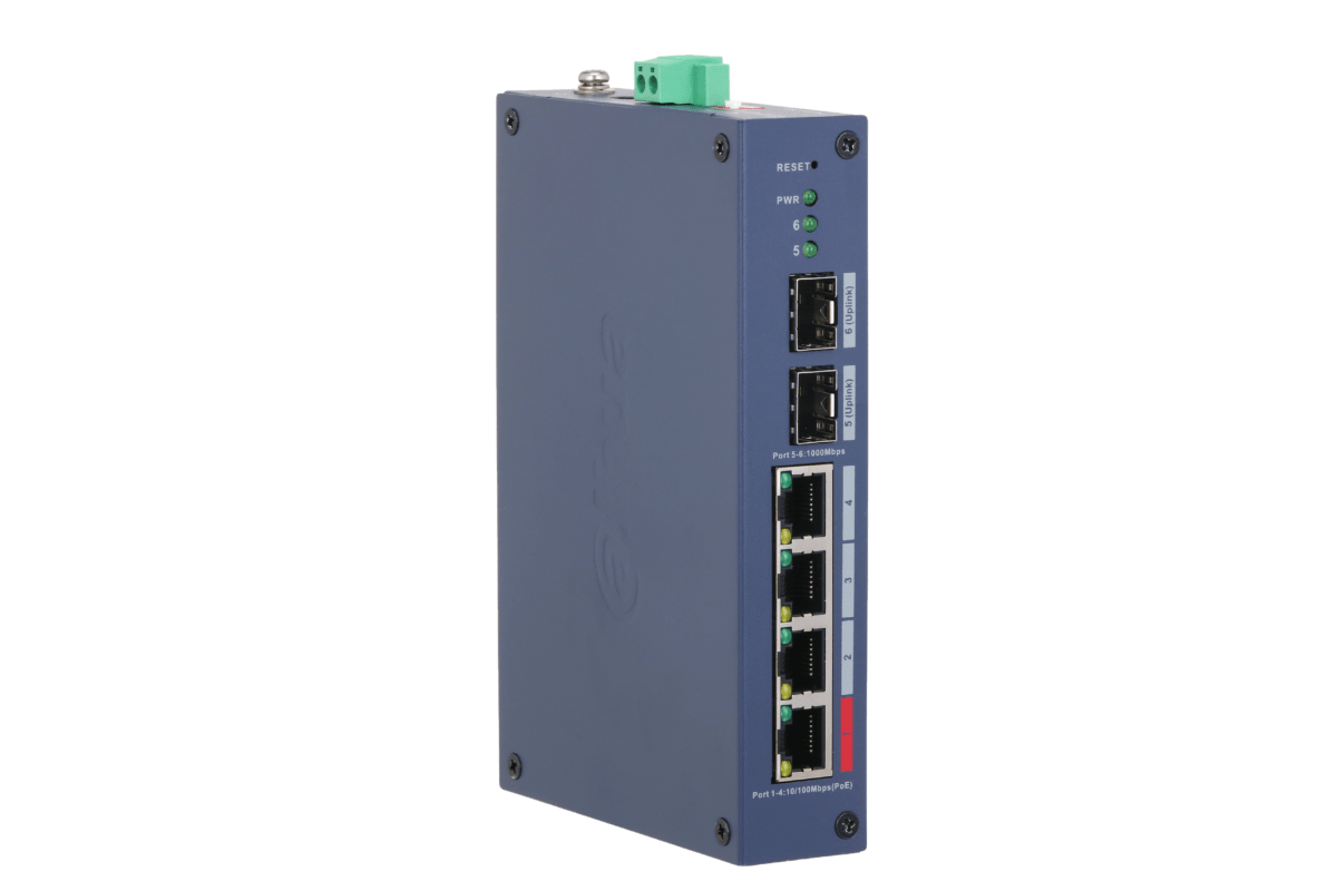 Switch Poe Dahua 4 Poe + 2 SFP DH-CHS4206-4ET-90 Reforzado2