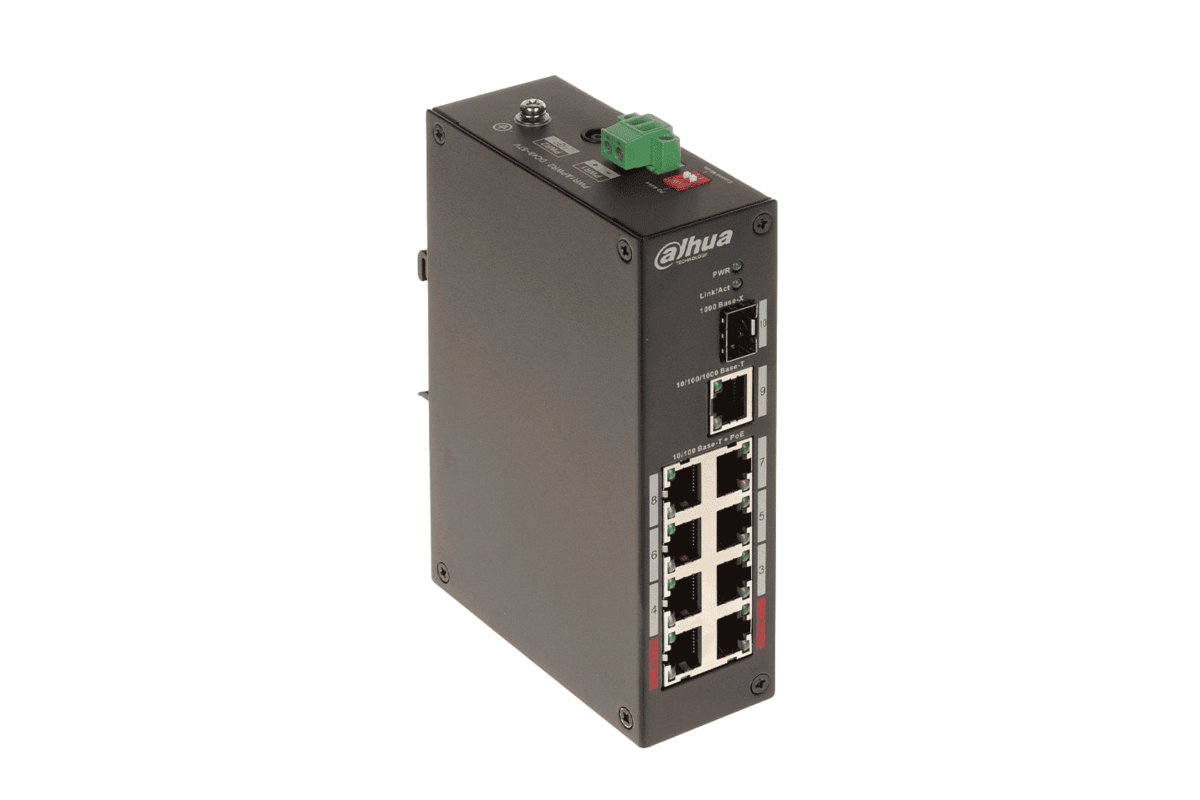 DAHUA SWITCH POE 8 PUERTOS REFORZADO CAPA 2  DH-PFS3110-8ET-96 10/100MBPS2