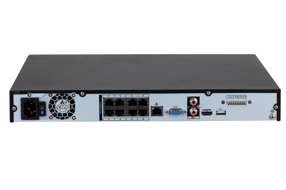 DAHUA NVR 8 PUERTOS // 8 POE DHI-NVR4208-8P-EI  1U WIZSENSE3