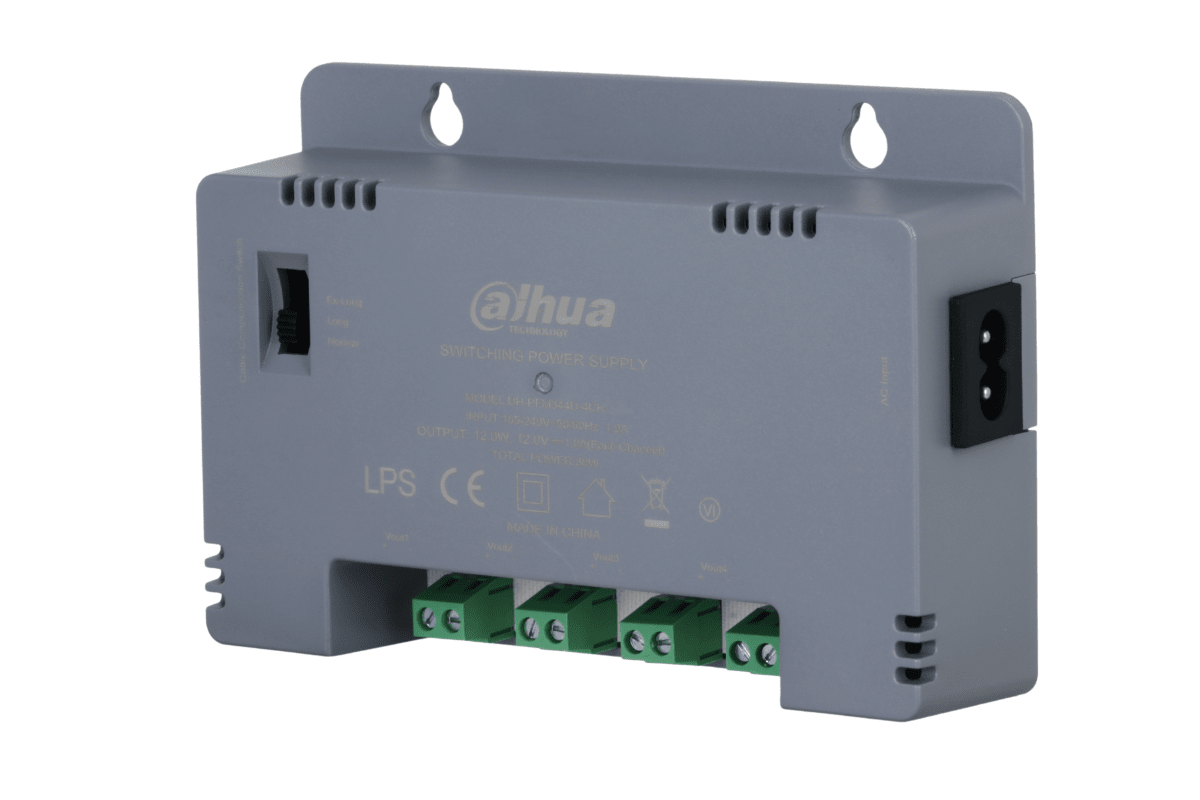 FUENTE DE PODER SWITCHING DAHUA 4CH DH-PFM344D-4CH-EN  2.5A3