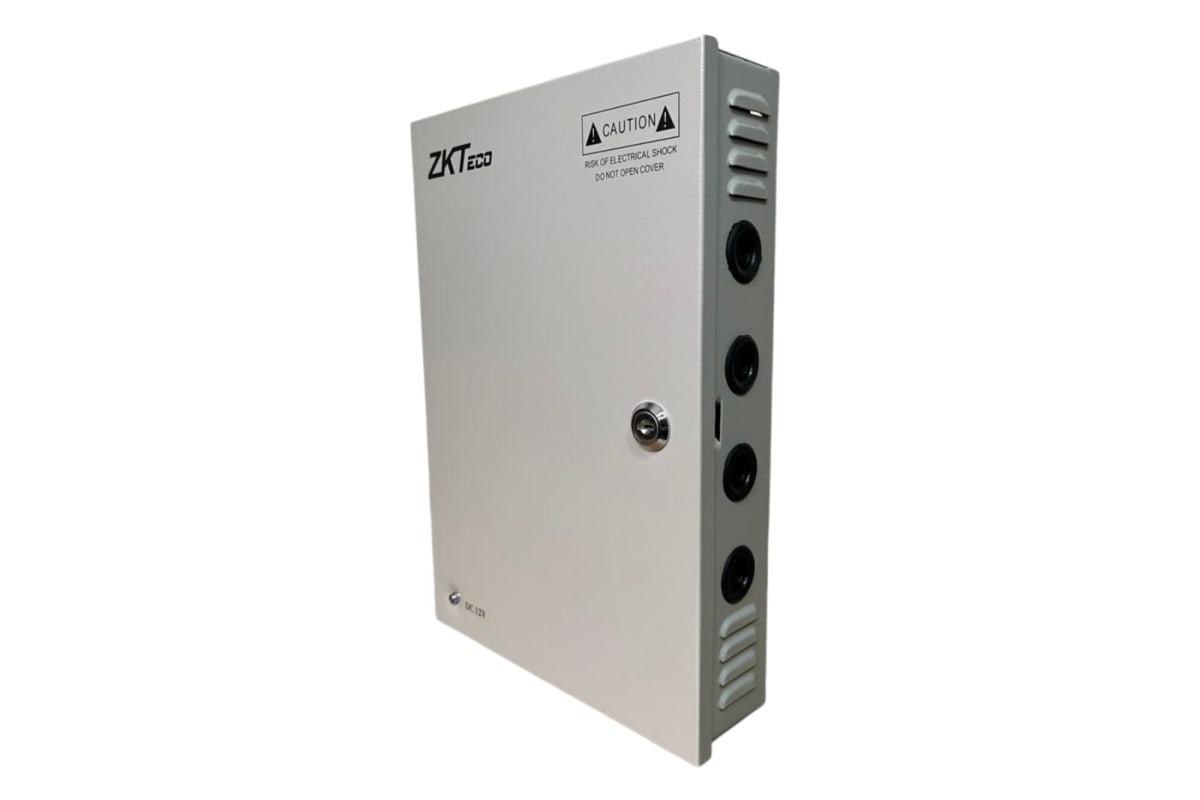Fuente de Poder C/Gabinete ZKTeco 12V 20A 18CH ZK-20A-18CH 0