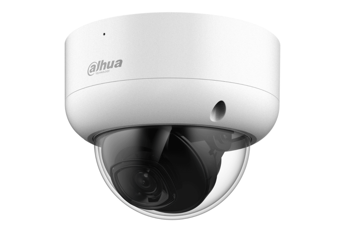 Cámara Domo  HDCVI 5MP Dahua DH-HAC-HDBW1500EA-A IK10 IR 40Mts C/Mic2