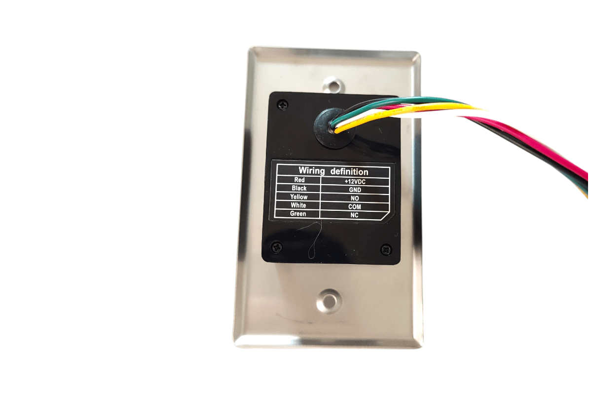 PULSADOR DE SALIDA BOTON NO-TOUCH ZKTECO 12VDC TLEB1023