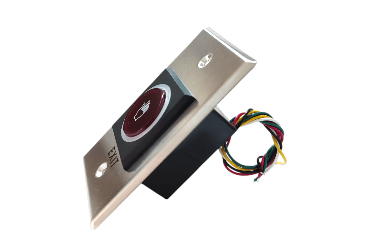 PULSADOR DE SALIDA BOTON NO-TOUCH ZKTECO 12VDC TLEB1022