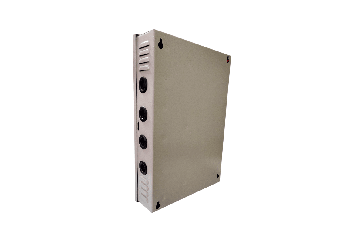 FUENTE DE PODER CON GABINETE 12V 20A 9CH ZKTECO  ZK-20A-9CH3