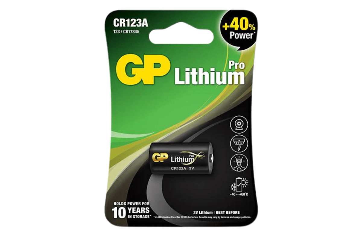 PILA DE LITIO GP PRO- CR123A 3V 0