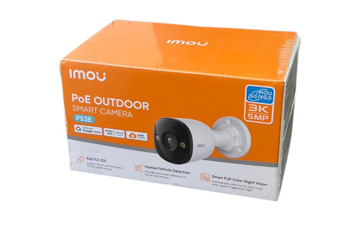 CAMARA IP POE CABLEADA IMOU BULLET 5MP PS3E-5M0 C/SIRENA2