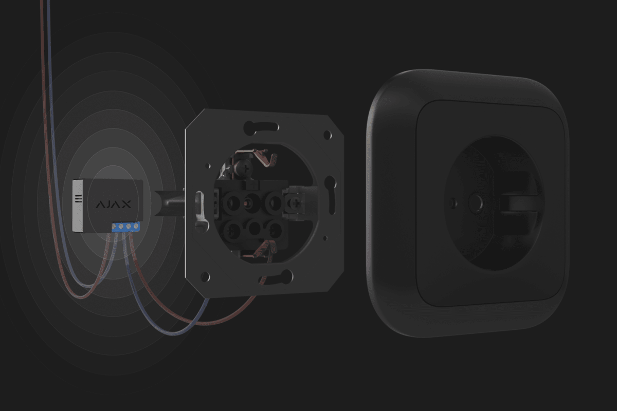 WALLSWITCH AJAX RELE INALAMBRICO  110/220 VOLTIOS JEWELLER6