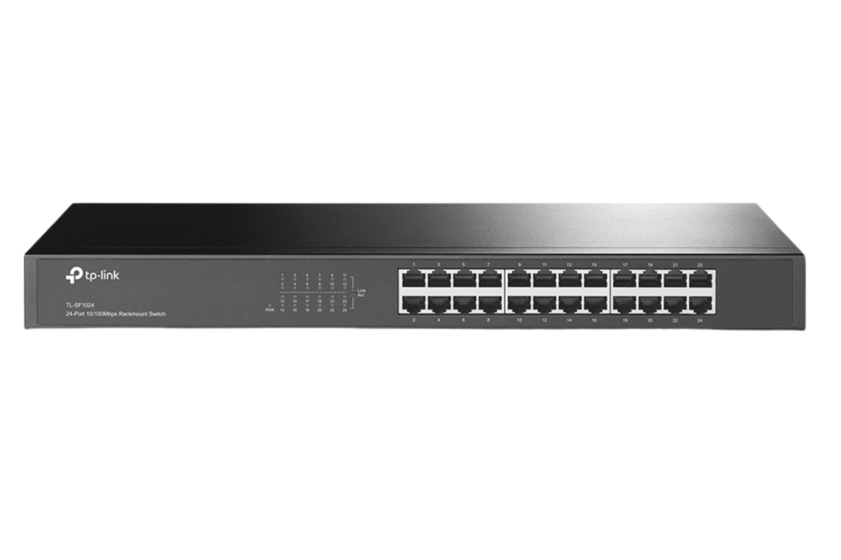 SWITCH 24 PORTS TP-LINK TL-SF1024 10/100 RACKEABLE NO/ADMIN 0