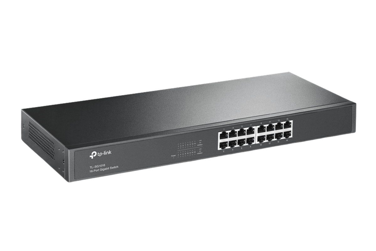 SWITCH 16 PORTS TP-LINK TL-SG1016 GIGABIT RACKEABLE NO/ADMIN2