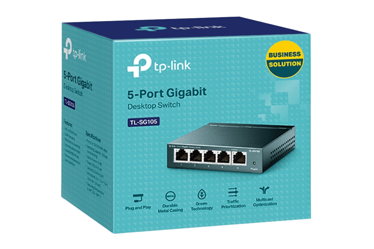 SWITCH TP-LINK 5 PUERTOS GIGABIT TL-SG1053