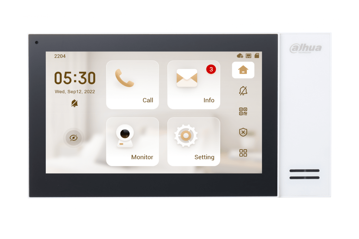 Monitor de Interior Dahua VTH2421FW-P IP Wi-Fi POE 7