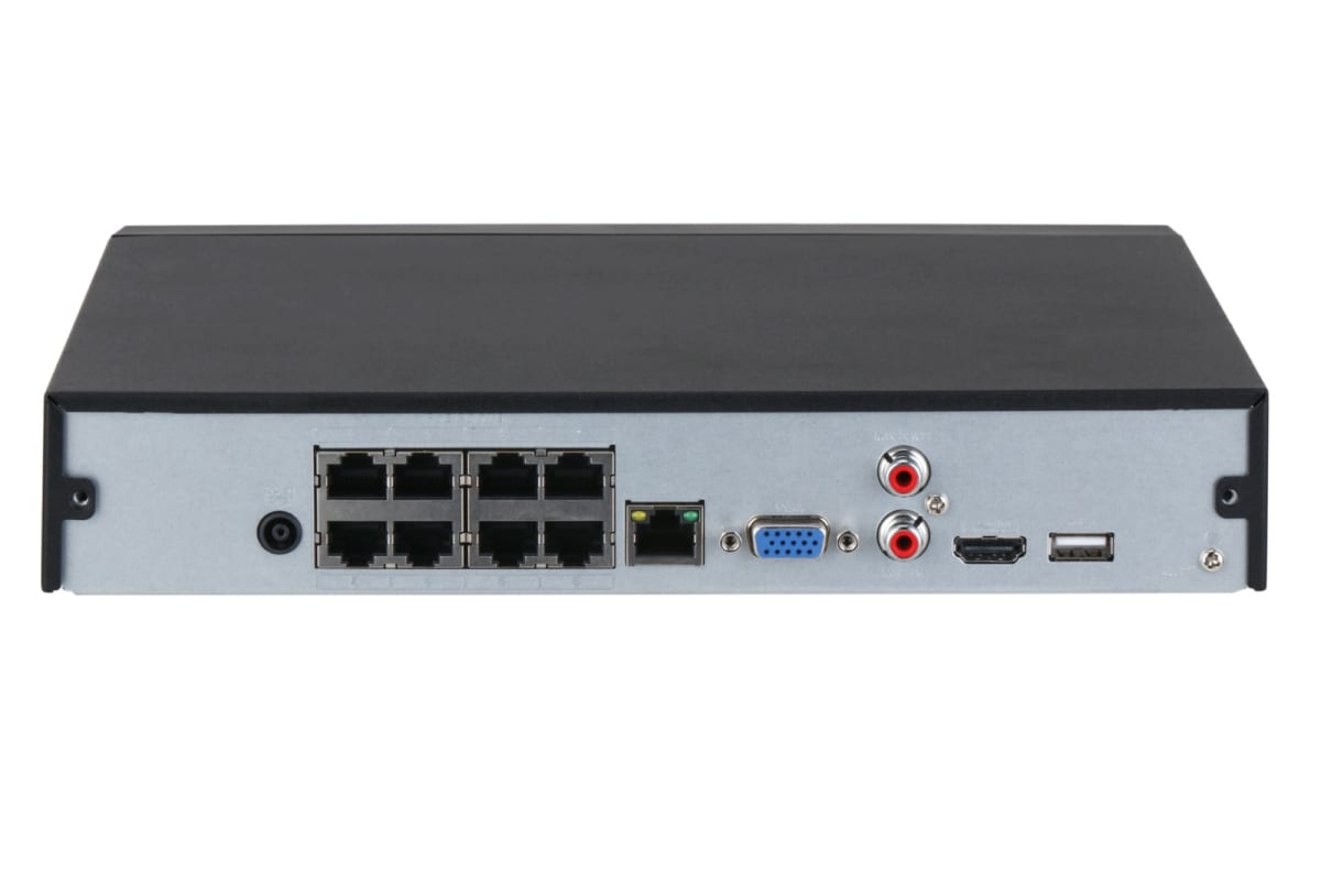 DAHUA NVR 8 CH / 8 PUERTOS POE NVR4108HS-8P-EI WIZSENSE ANPR3