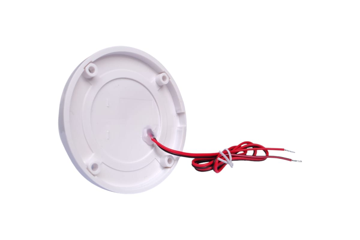 MINI SIRENA DE INTERIOR BLANCA 12V 1 TONO 100 DB4