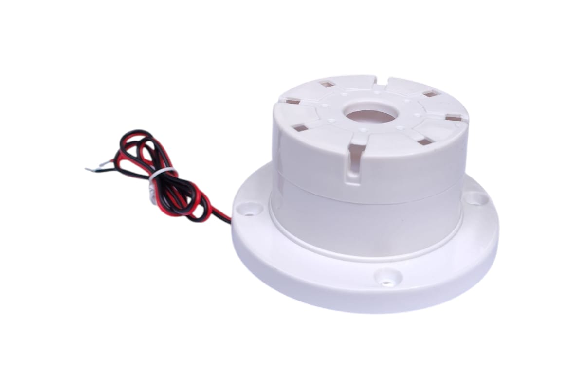 MINI SIRENA DE INTERIOR BLANCA 12V 1 TONO 100 DB 0