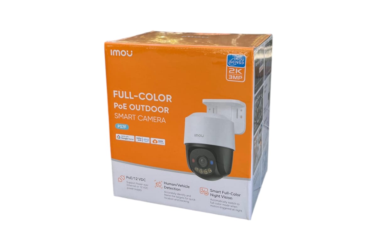 CAMARA IP POE CABLEADA IMOU PT 3MP PS7F-3M0 C/SIRENA2