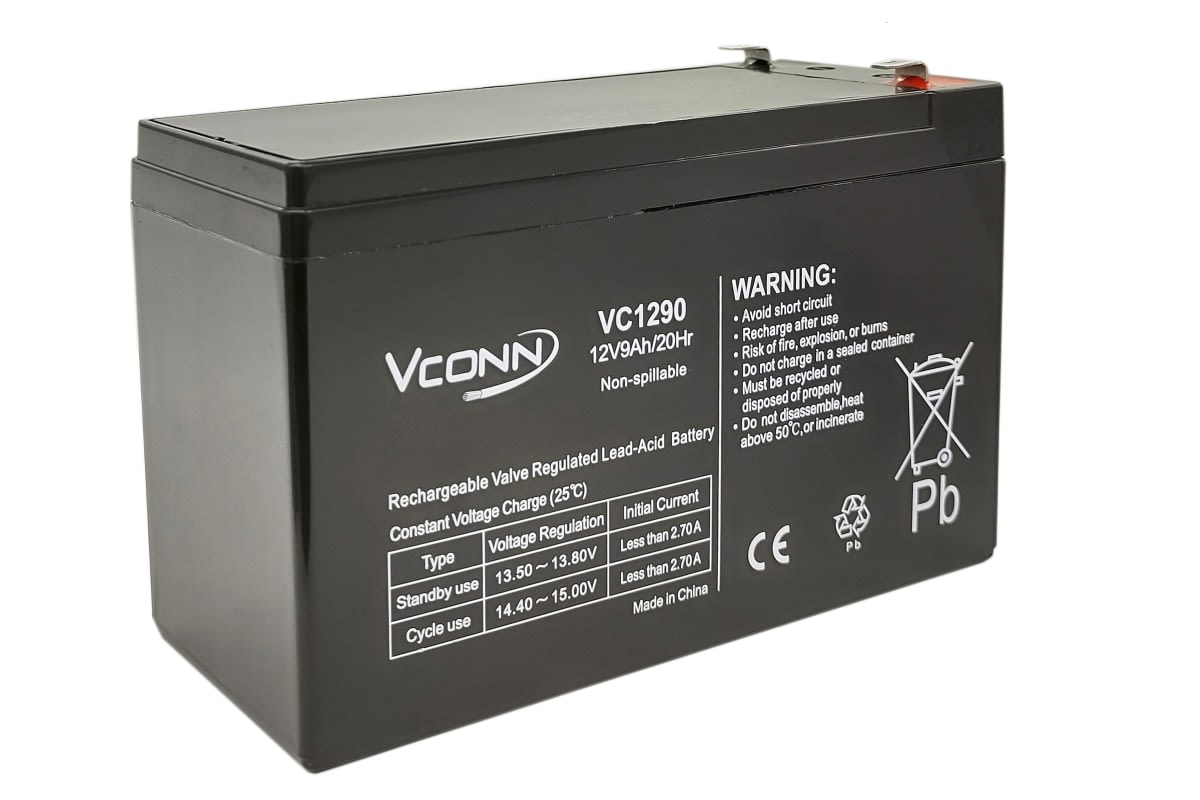 BATERIA DE PLOMO/ACIDO 12V 9AMPERES RECARGABLE  VC1290 VCONN 0