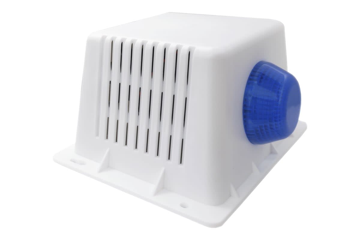 SIRENA  20W / BALIZA AZUL / TAMPER / GABINETE PLASTICO VCONN 0