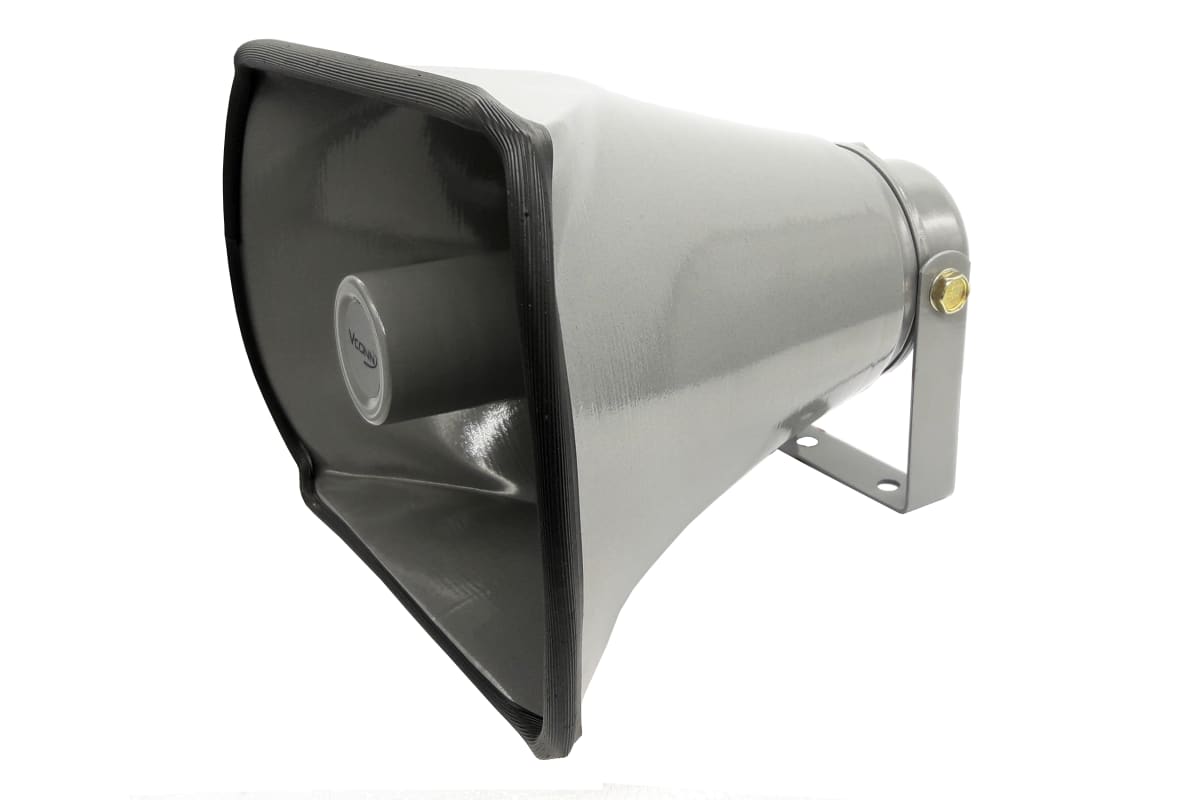 BOCINA DE ALUMINIO COLOR GRIS 25WATT 8 OHMS 105DB VV128 0