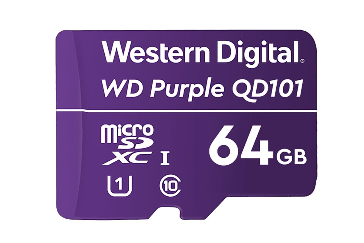 MEMORIA MICRO SD WESTERN DIGITAL PURPLE 64GB SC QD101 0