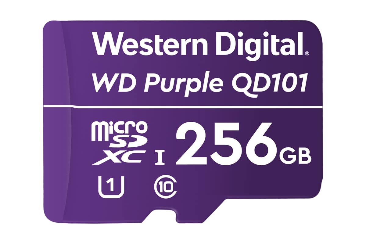 MEMORIA MICRO SD WESTERN DIGITAL PURPLE 256GB SC QD101 0