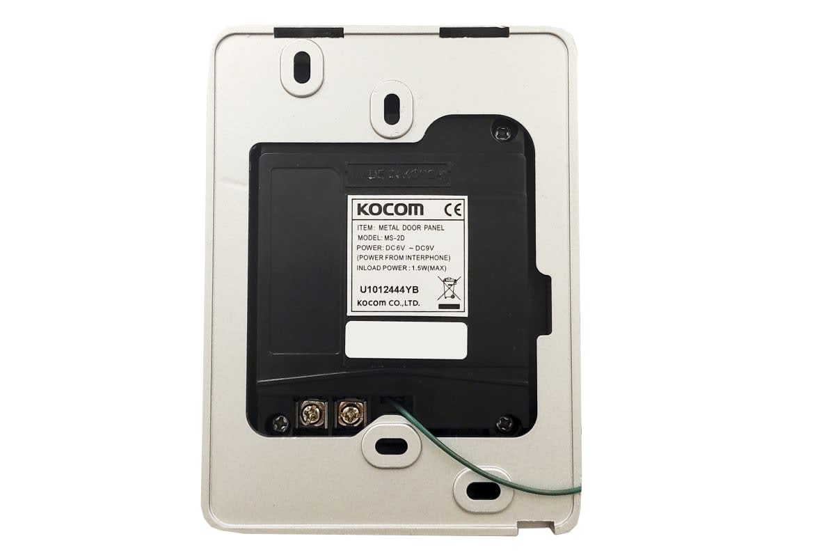 Kit Portero Metalico + 2 Citófonos KDP-602AD+ MS-2D Kocom5
