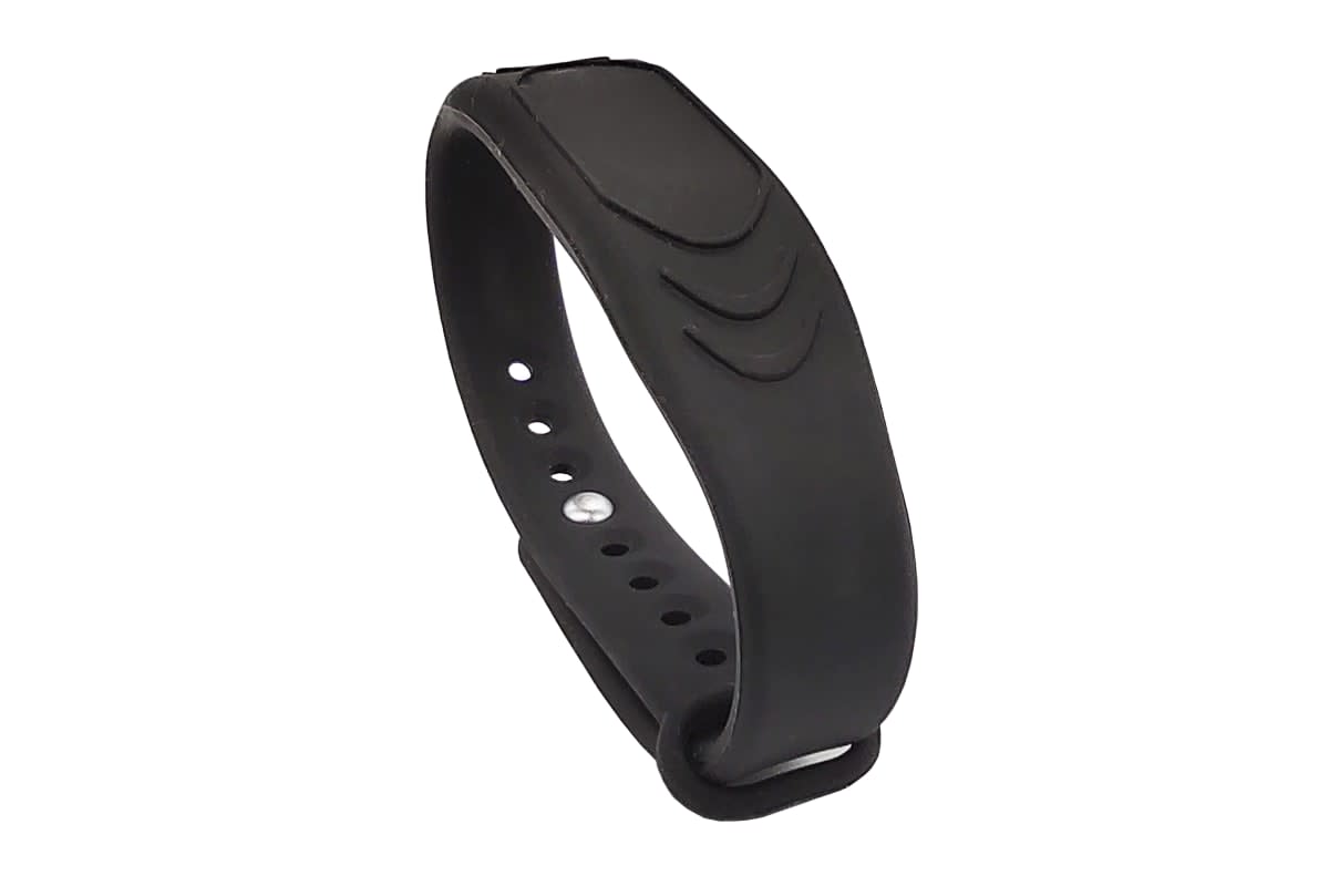 TARJETA DE PROXIMIDAD TIPO PULSERA EM 125 KHZ COLOR NEGRO 0