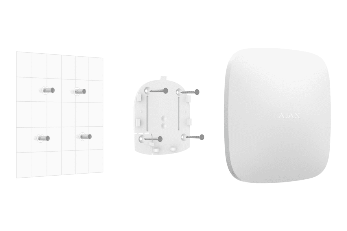 CENTRAL DE ALARMA INALAMBRICA AJAX HUB (4G) SOLO 4G/ETHERNET NO SOPORTA FOTOVERIFICACION2