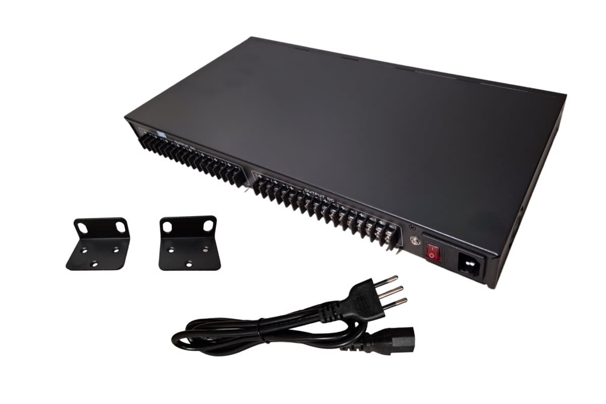 FUENTE DE PODER RACKEABLE 12V 20A 16CH VV-DC121620-1U4