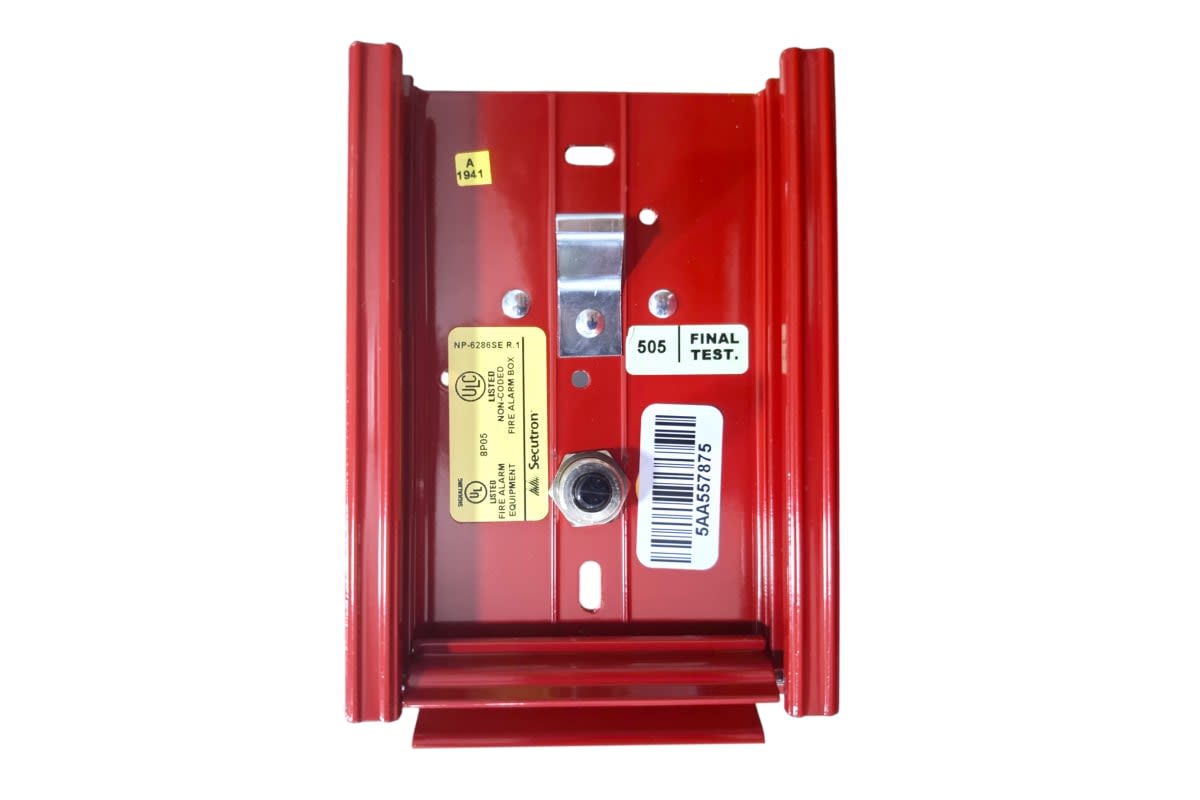 PALANCA DE INCENDIO CONVENCIONAL METAL MRM-MPG1S UL SECUTRON3