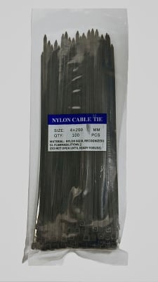 AMARRA PLASTICA 200mm x 4mm - Sobre 100 un