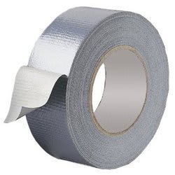 Cinta multiuso gris duct tape 50 mt