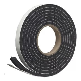 ALSEAL ESPUMA MD NEGRA - 4,5mm x 12mm x 25mt - BURLETE